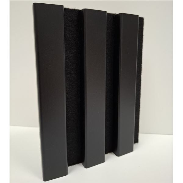 Akustický panel na filcu - 2,08 m2, folie, černý