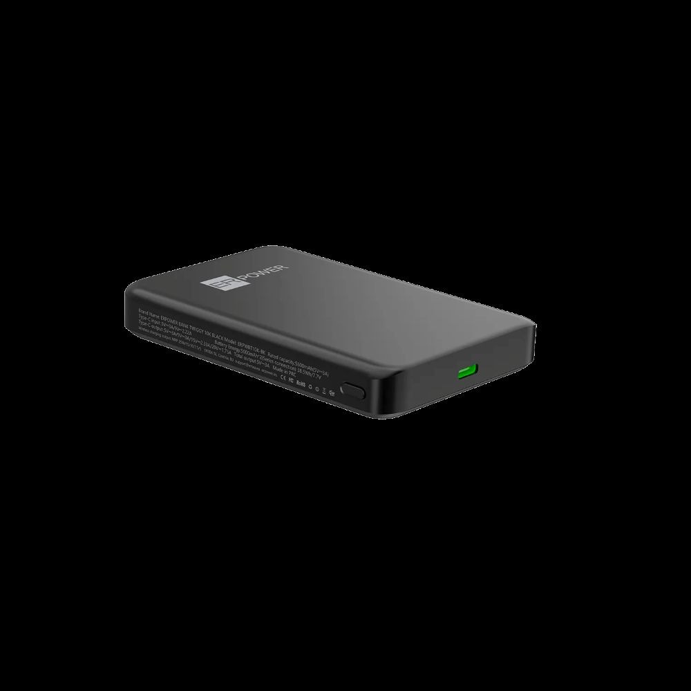 BANK TWIGGY 10K BLACK Qi2 25W