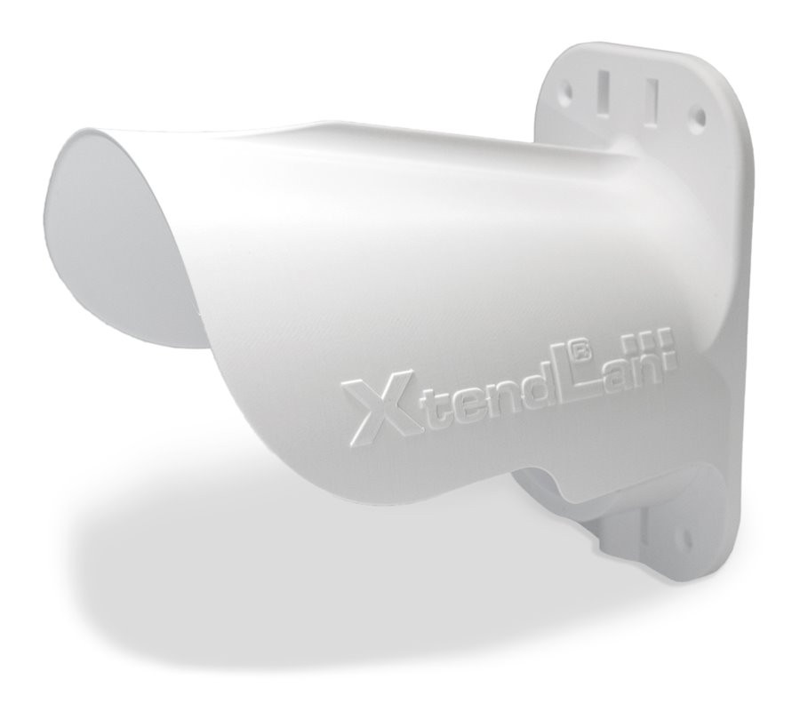 XtendLan Držák s krytem pro kameru UniFi G5 Turret Ultra a UniFi G6 Turret, plast odolný UV záření, venk. použití, bílý