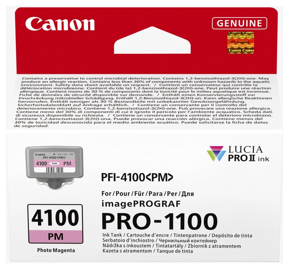 Canon inkoustová náplň INK PFI-4100 PM Photo Magenta