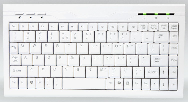 AMEI AM-K2001W/Drátová USB/CZ layout/Bílá