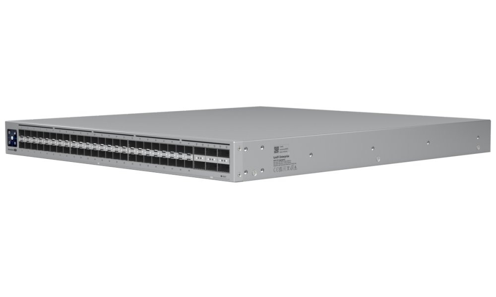 Ubiquiti UniFi Switch Enterprise Campus Aggregation - 48x SFP28, 6x QSFP28, MC-LAG, Etherlighting, 2x hot-swap PSU