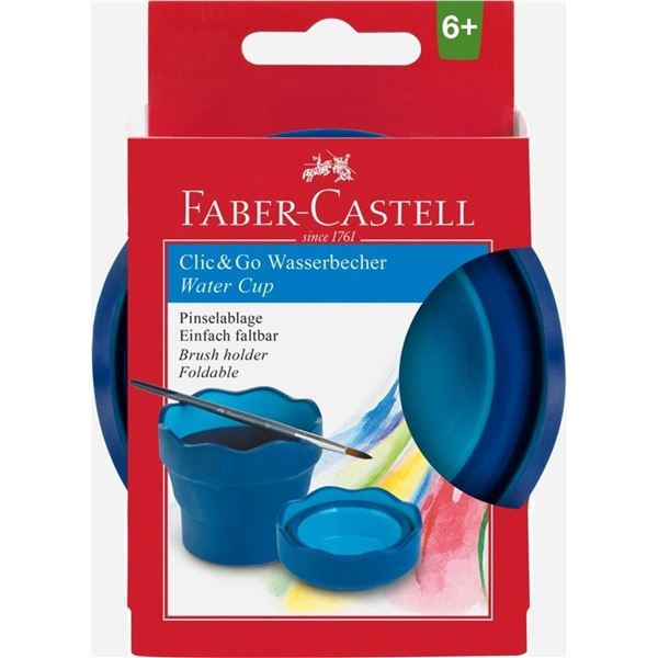 Kalíšek na vodu Faber-Castell, modrý