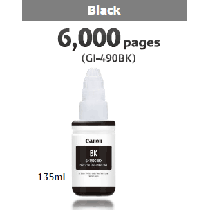 Canon Ink GI-490 PGBK/Black/6000str.