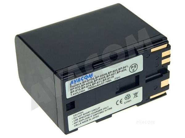 AVACOM Náhradní baterie Canon BP-970 Li-Ion 7.4V 7800mAh 57.7Wh