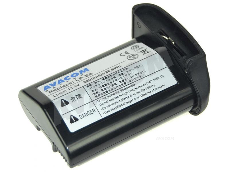 AVACOM Náhradní baterie Canon LP-E4 Li-Ion 11.1V 2600mAh 28.9Wh