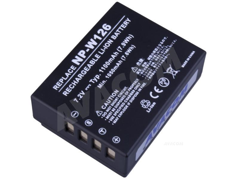 AVACOM náhradní baterie Fujifilm NP-W126 Li-Ion 7.2V 1100mAh 7.9Wh
