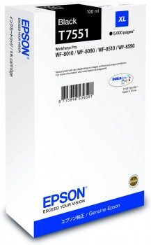 EPSON cartridge T7551 black  XL (WF-8xxx)
