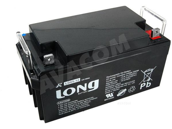 AVACOM Long Baterie 12V 65Ah olověný akumulátor DeepCycle GEL F4