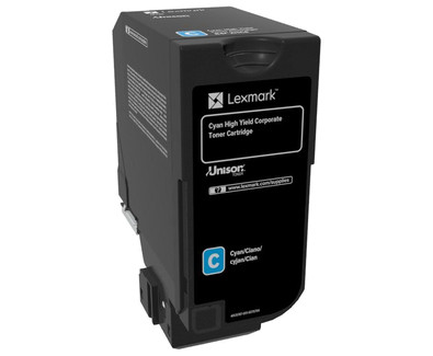 Lexmark CX725 Cyan High Yield Corporate Toner Cartridge - 16 000 stran