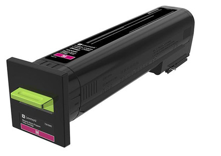 Lexmark CS820, CX82x, CX860 Magenta Return Programme Toner Cartridge - 8 000 stran