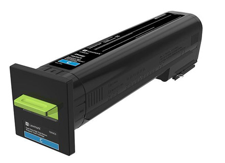 Lexmark CS820 Cyan Extra High Yield Return Program Toner Cartridge - 22 000 stran