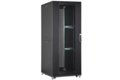 DIGITUS 47U serverový stojan, Unique Series, dveře z děrované oceli 2272x800x1000 mm, barva černá (RAL 9005)