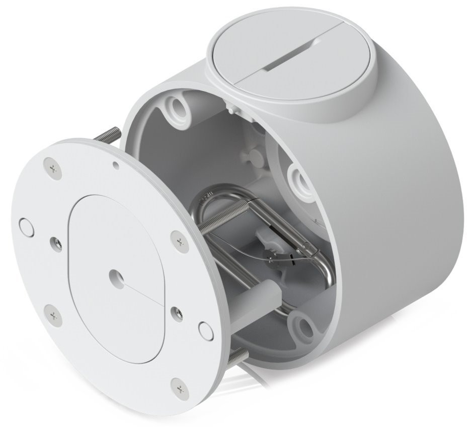 Ubiquiti UniFi Camera Compact Junction Box W - Instalační krabice na strop/zeď/sloup pro kamery UniFi Dome/Turret, bílá