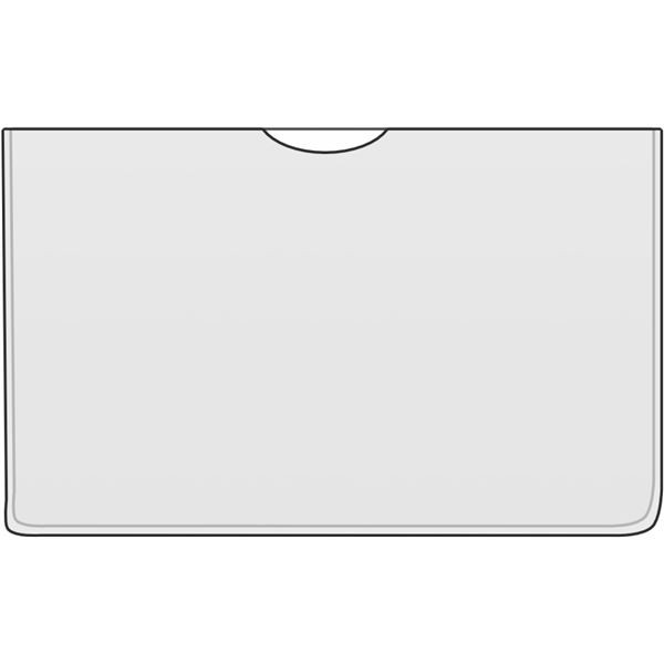 Kapsy na vizitku samolep., otvor na delší str.,6ks