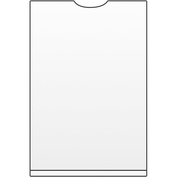 Samolepicí kapsy na pořadače,10,2x5,5 cm,10 ks