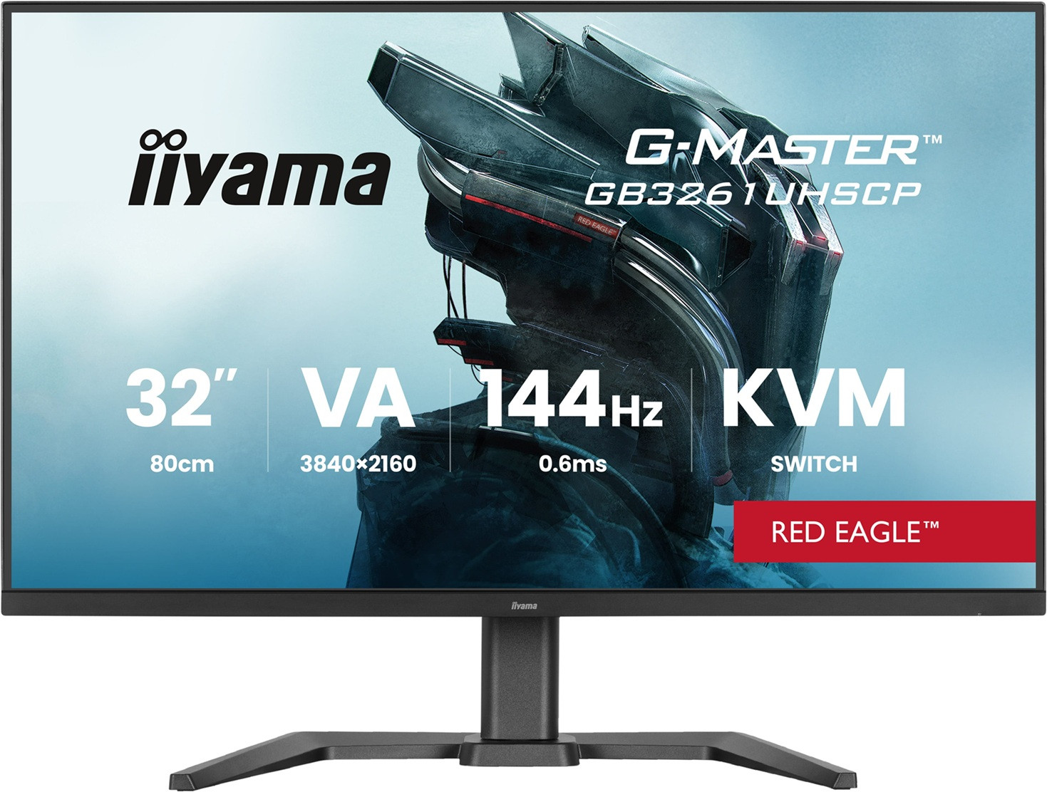 iiyama G-Master/GB3261UHSCP-B1/31,5"/VA/4K UHD/144Hz/0,6ms/Černá/3R