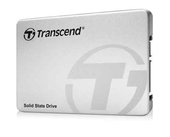 TRANSCEND SSD220S 240GB SSD disk 2.5'' SATA III 6Gb/s, TLC, Aluminium casing,  500MB/s R, 330MB/s W, stříbrný