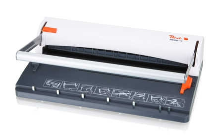 PEACH manuální vazač Personal Wire Binder PB300-15, drátová vazba, max. 60 listů A4/8mm kovový hřbet, děrování 6 listů 