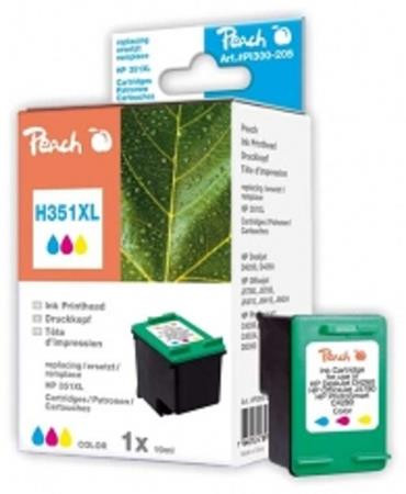 PEACH kompatibilní cartridge HP CB338E No.351, Color, 21 ml