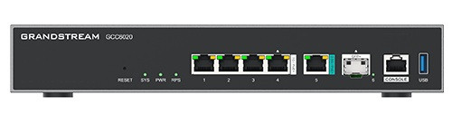 Grandstream GCC6020 all-in-one (6,5 Gbps VPN router, NGFW, switch 10G SPF+, a IP PBX 50 uživatelů)