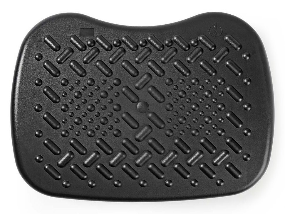 POŠKOZENÝ OBAL - NEDIS ergonomická podnožka/ nastavitelné úhly/ plastová/ černá