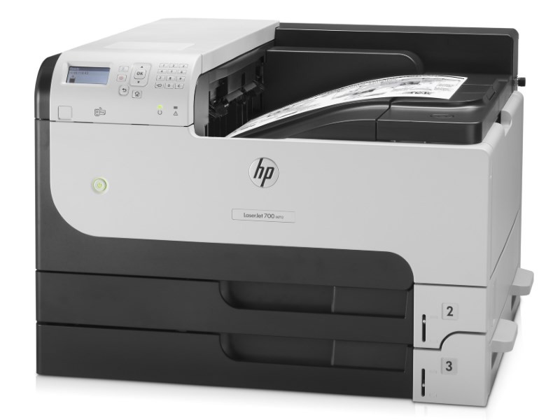 HP LaserJet Entreprise 700 M712dn ePrint/ A3/ 1200x1200/ LCD displej/ USB/ LAN/ duplex/ Bílo-černá