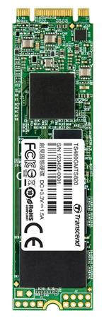 TRANSCEND MTS820S 480GB SSD disk M.2 2280, SATA III (TLC), 530MB/s R, 480MB/s W