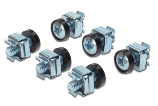 Digitus montážní šroubky, podložky a matice M6,  50 ks