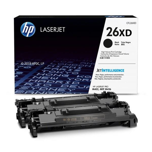Toner HP CF226XD, č. 26XD - černý , dvojbalení