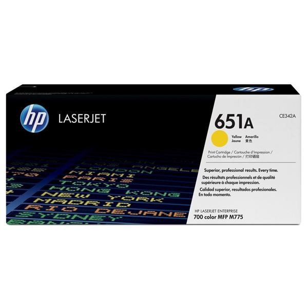 Toner HP CE342A, žlutý