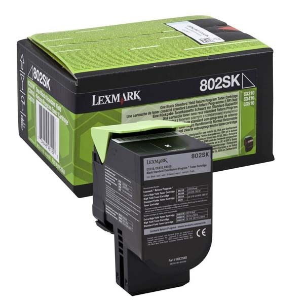 Toner Lexmark 80C2SK0, černý