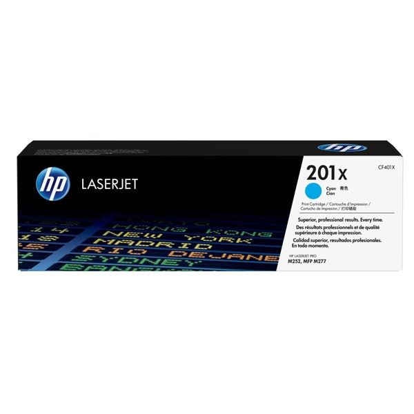 Toner HP CF401X, azurový