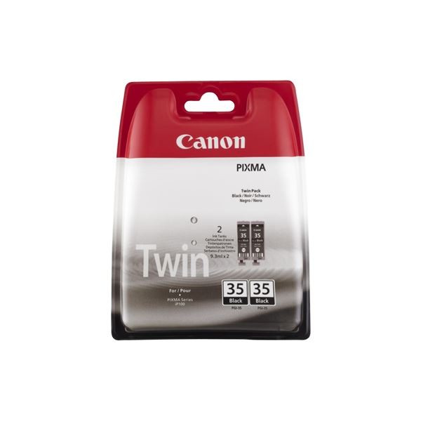 Inkoust Canon PGI-35, černý, dvojbalení