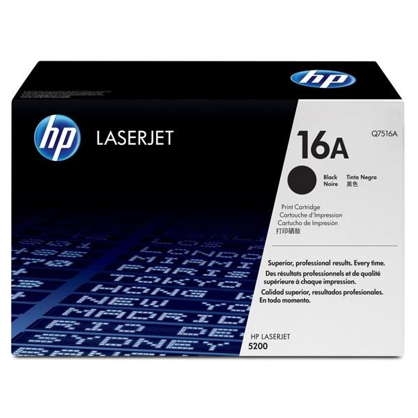 Toner HP Q7516A, černý