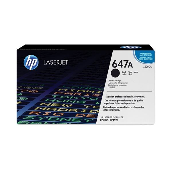 Toner HP CE260A, černý