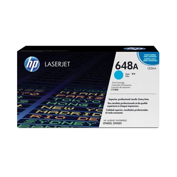 Toner HP CE261A, azurový