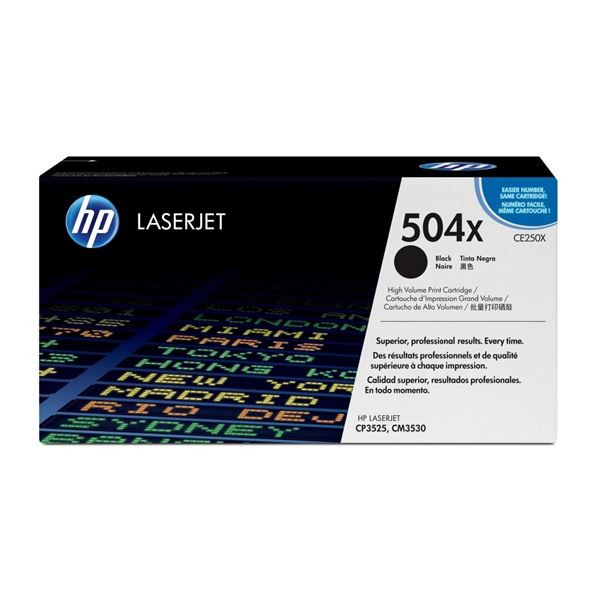 Toner HP CE250X, černý