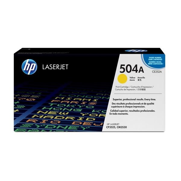 Toner HP CE252A, žlutý