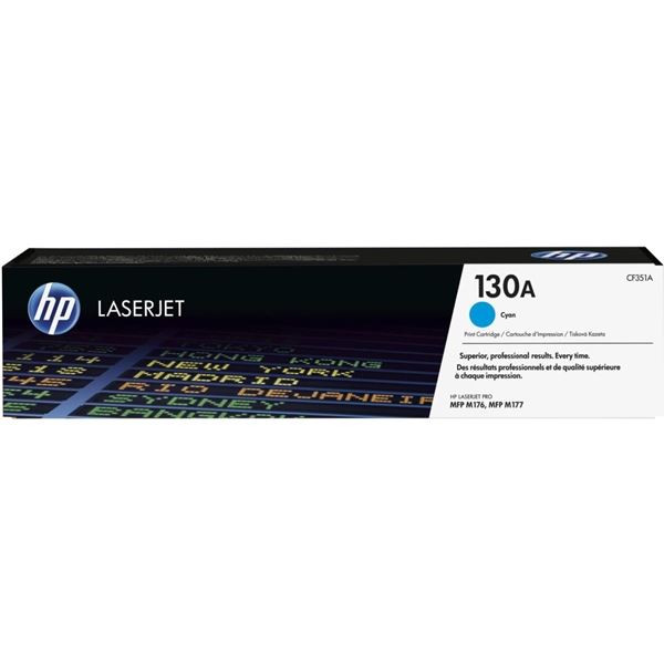 Toner HP CF351A, azurový