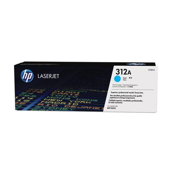 Toner HP CF381A, azurový