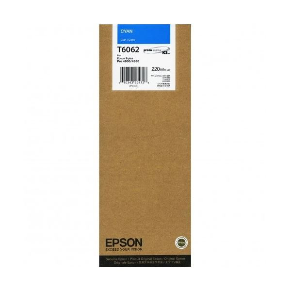 Inkoust Epson T6062, azurový