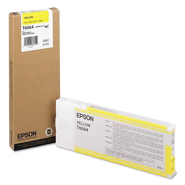 Inkoust Epson T6064, žlutý