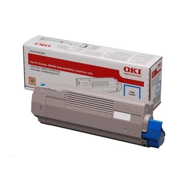Toner OKI 46490403, azurový