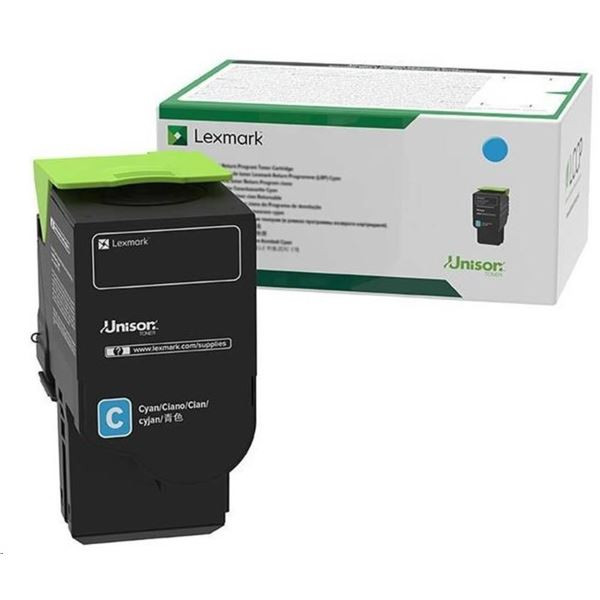 Toner Lexmark C242XC0 - azurový