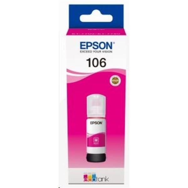 Inkoust Epson 106 Eco Tank, purpurový