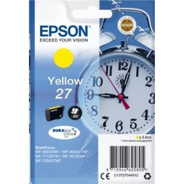 Inkoust Epson T2704 27, žlutý
