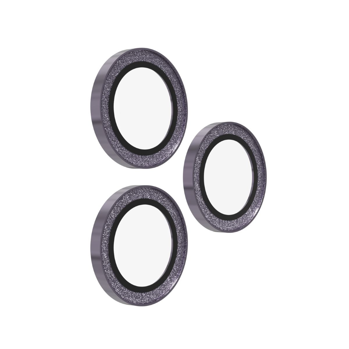 ZAGG Ochranná čočka Premium pro Apple 17 Pro/Pro Max/16 Pro/Pro Max/15 Pro/Pro Max - fialová třpytka