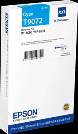 EPSON cartridge T9072 cyan  XXL (WF-6xxx)
