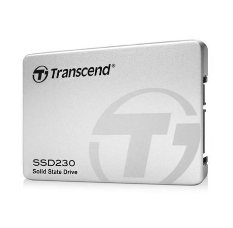 TRANSCEND SSD230S 256GB SSD disk 2.5'' SATA III 6Gb/s, 3D TLC, Aluminium casing, 560MB/s R, 500MB/s W, stříbrný